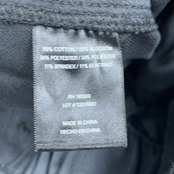 32 Degrees Women's L Casual Pants Black Cotton Blend d1401 - Picture 3 of 5